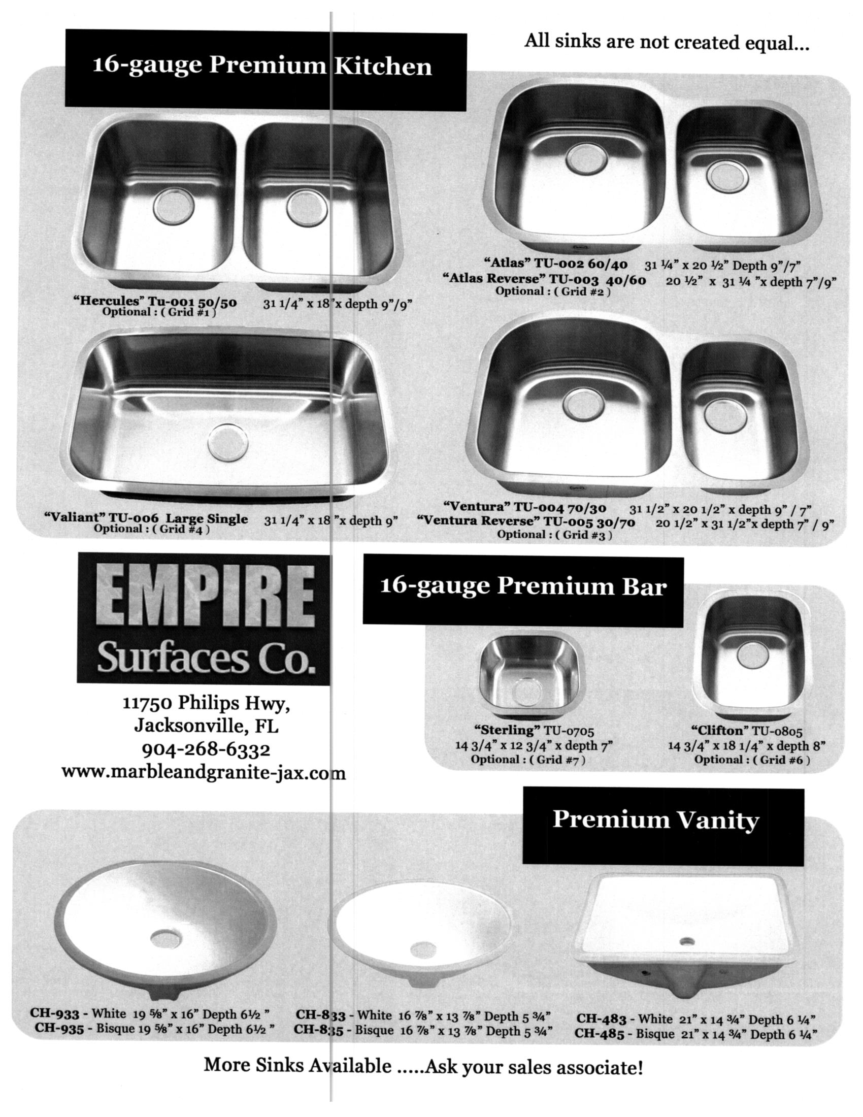 Stainless Steel Sinks Jacksonville Sink Sales & Installation